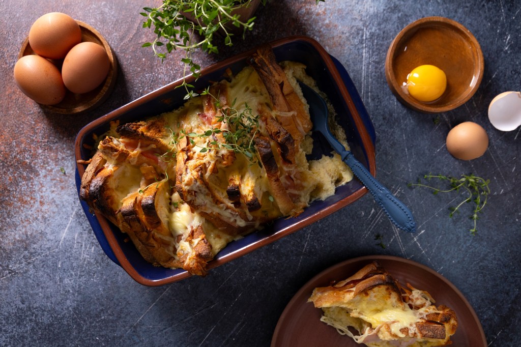 Make-ahead Ham and Egg Sandwich&nbsp;Bake