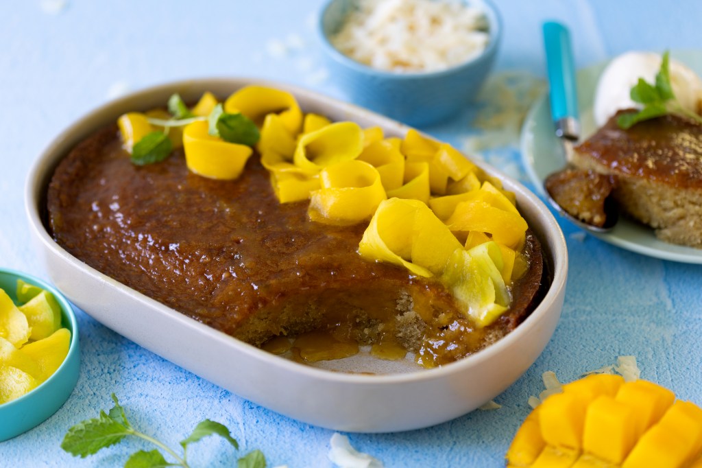 Delicious Coconut and Mango Malva Pudding&nbsp;Recipe